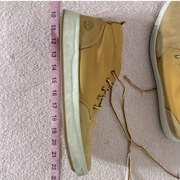 Timberland Tan Lace Up Davis Square Shoes 9.5 main image 14